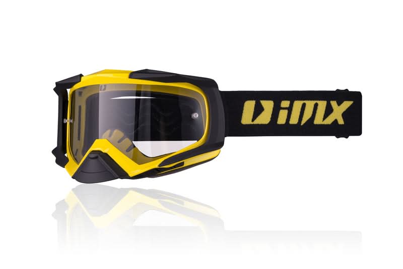Gogle iMX Racing Dust Yellow/Black Matt z Szybą Dark Smoke + Clear (2 szyby w zestawie) 1 164719_ZAL254212.jpg