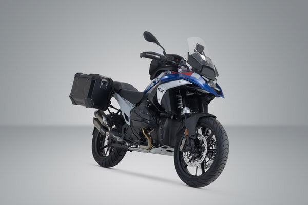 ZESTAW KUFRÓW BOCZNYCH TRAX ADV I STELAŻY SW-MOTECH BMW R 1300 GS (23-) BLACK 37/37L 3