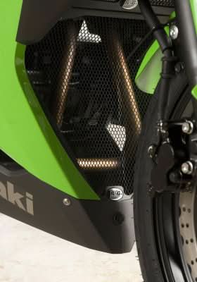 OSŁONA KOLEKTORÓW WYDECHOWYCH RG RACING KAWASAKI NINJA 300/NINJA 250 13- 17 BLACK 1