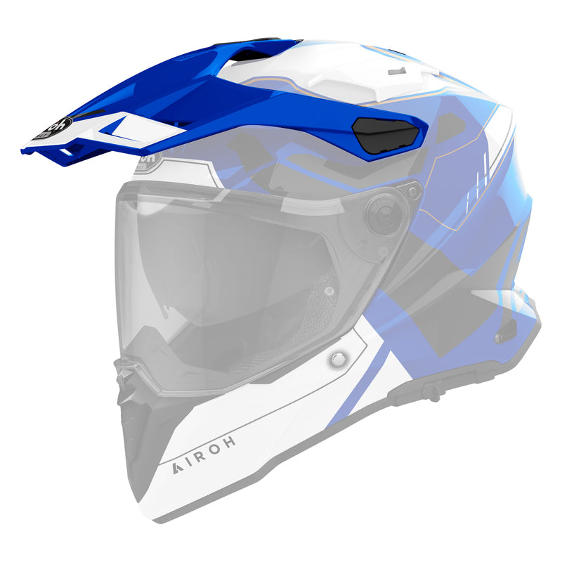 DASZEK DO KASKU AIROH COMMANDER 2 REVEAL BLUE GLOSS (NEW LOGO) 1
