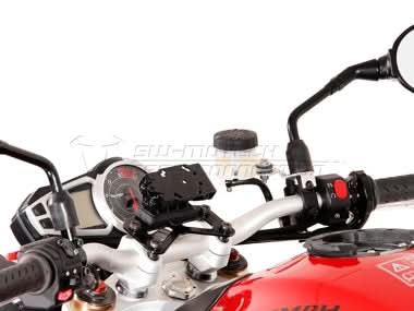 MOCOWANIE GPS NA KIEROWNICĘ SW-MOTECH TRIUMPH SPEED TRIPLE 1050 (10-) BLACK 3