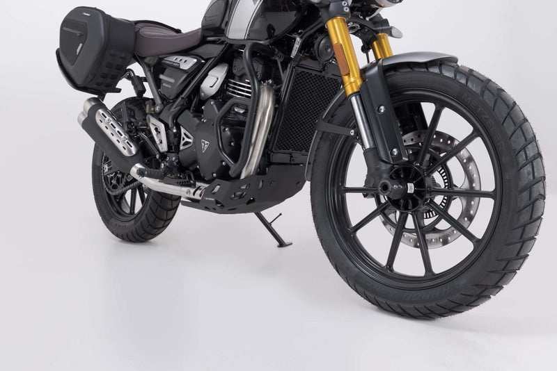 OSŁONA SILNIKA PŁYTA POD SILNIK SW-MOTECH TRIUMPH SCRAMBLER 400 X (23-) BLACK 1