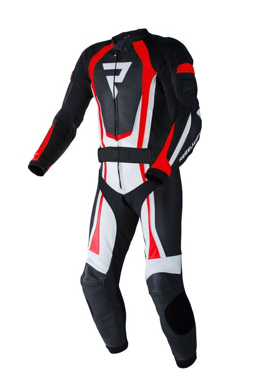 Motocyklowe Spodnie Skórzane Rebelhorn Piston II Pro Black/White/Flo Red 5 167997_ZAL283224.jpg