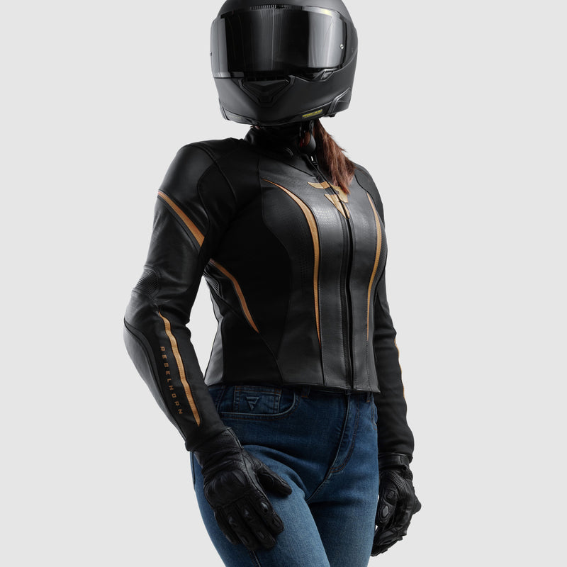 Kurtka motocyklowa skórzana damska Rebelhorn Diva St Black Gold 10 349528_ZAL896964.jpg