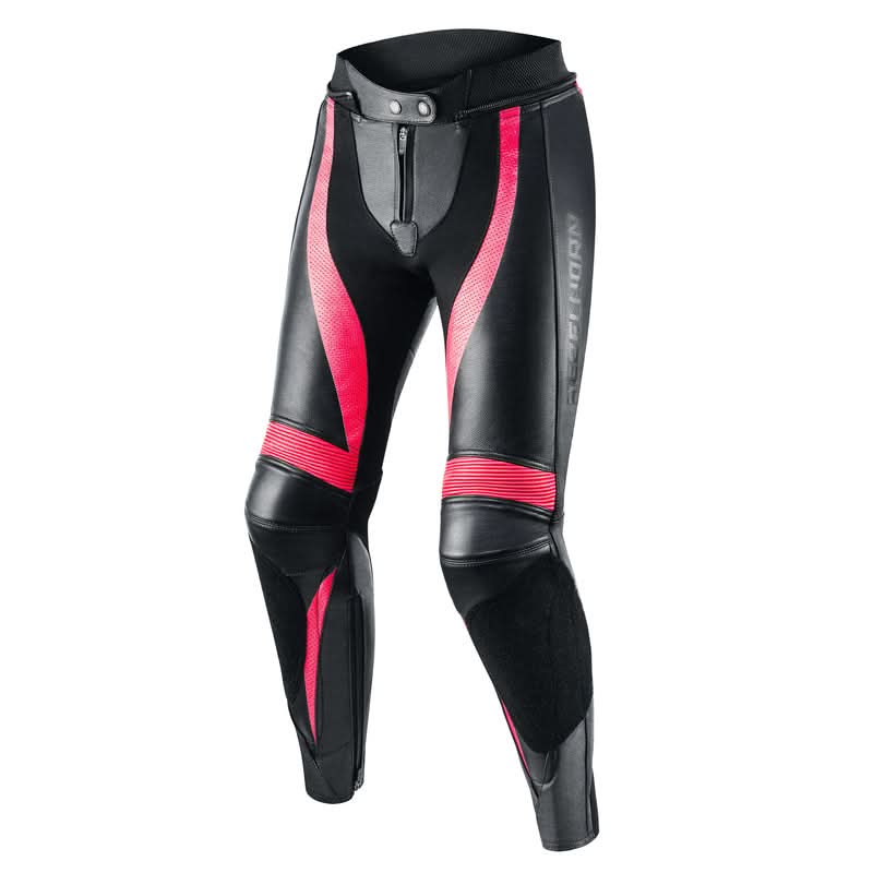 Spodnie motocyklowe skórzane damskie Rebelhorn Rebel Black Pink 1 176197_ZAL389150.jpg