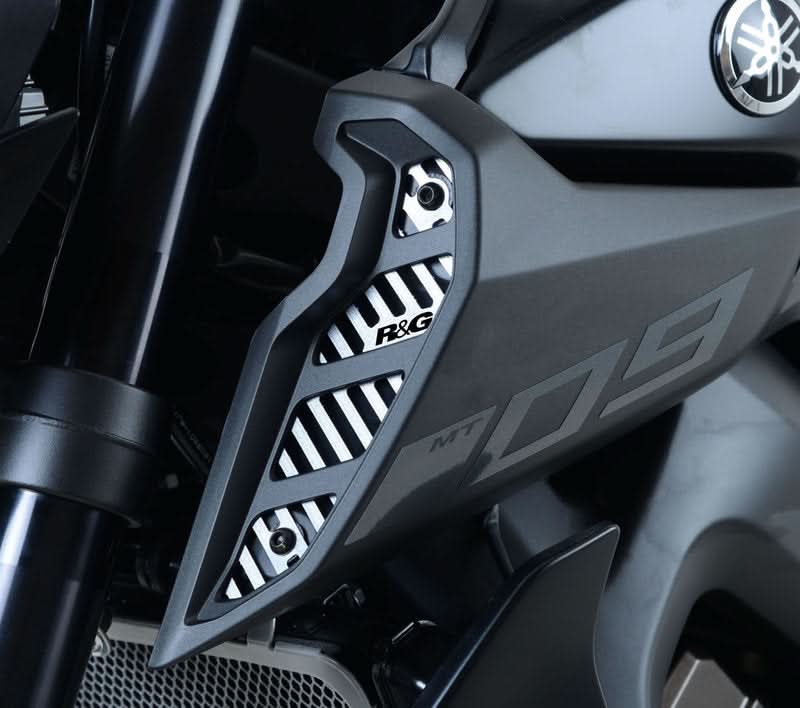 OSŁONY WLOTU POWIETRZA RG RACING YAMAHA MT-09 17- 20/MT-09 SP 18- 20 PARA, STAL NIERDZEWNA 1