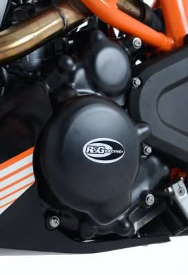 ZESTAW OSŁON SILNIKA RG RACING KTM 390 DUKE/RC 390 UP TO 2015, (2 CZĘŚCI) BLACK 7