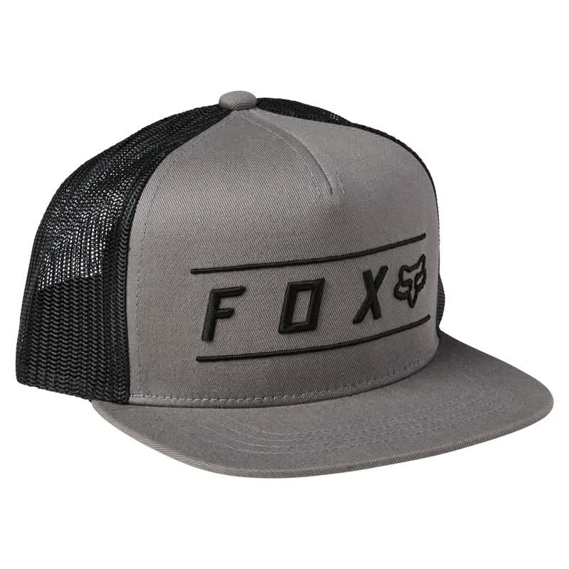 Czapka z Daszkiem Fox Junior Pinnacle Snapback Mesh Pewter 1 231125_ZAL450372.jpg