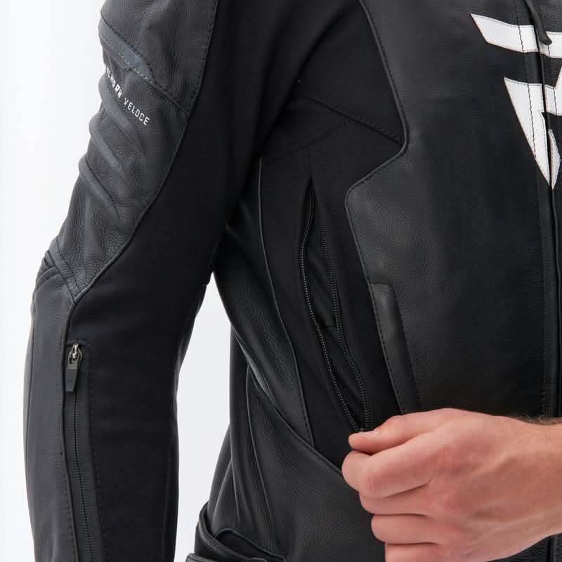 Kurtka motocyklowa skórzana Rebelhorn Veloce Black White 28 277781_ZAL678382.jpg