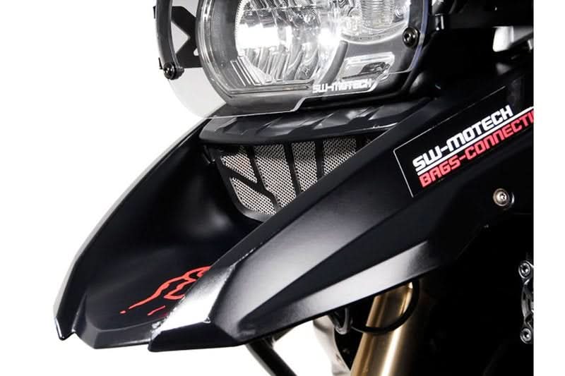 OSŁONA CHŁODNICY OLEJU SW-MOTECH BMW R 1200 GS / ADV. (08-13) BLACK/SILVER 1