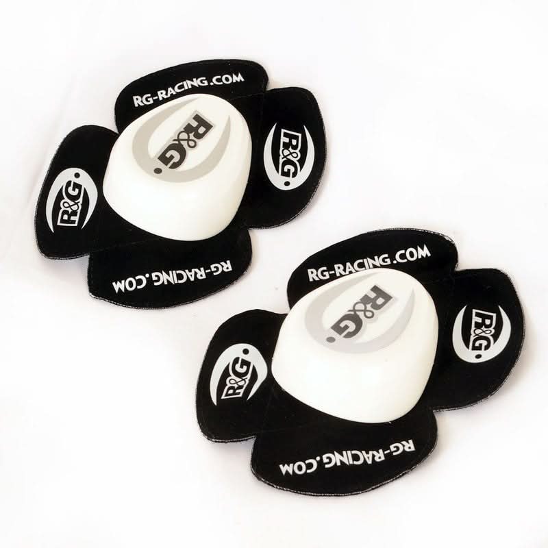 SLIDERY KOLAN RG RACING AERO KNEE SLIDERS WHITE 1