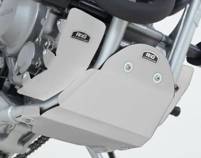 OSŁONA SILNIKA RG RACING HONDA CRF250L 13-, PRAWA STRONA ALUMINIUM SILVER 3