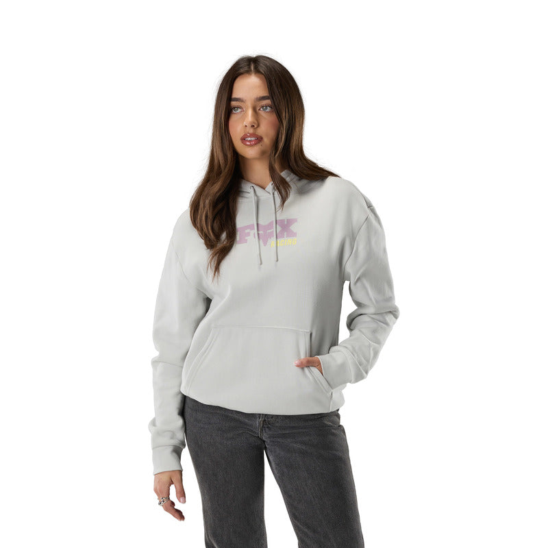 Bluza z kapturem Damska FOX Since 74 Fleece Po Light Grey 7 360171_ZAL918320.jpg