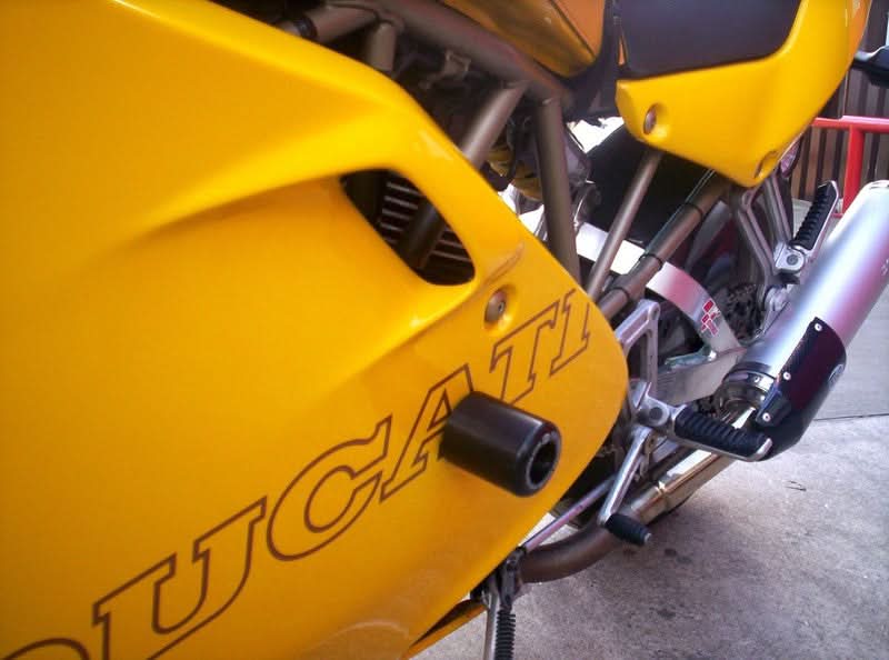 CRASHPADY CLASSIC RG RACING DUCATI 900SS UP TO 98 BLACK 1