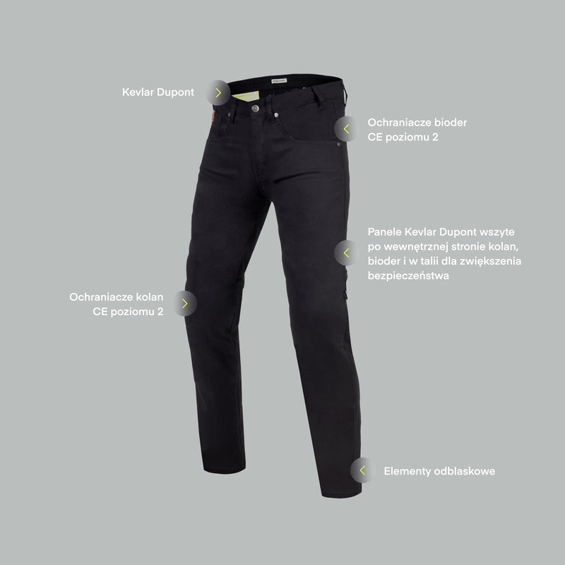 Jeansy motocyklowe Rebelhorn Classic 3 Regular Fit Washed Black 5 235637_ZAL636840.jpg