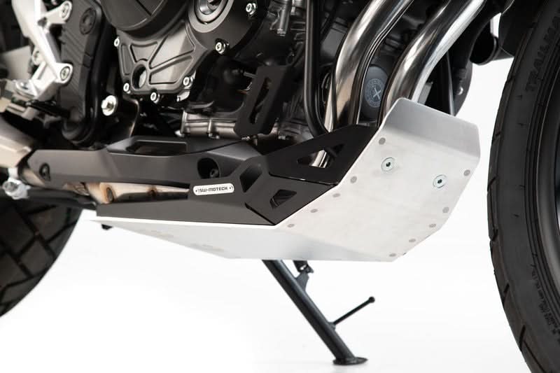 OSŁONA SILNIKA PŁYTA POD SILNIK SW-MOTECH HONDA CB500X (18-) NX500 (23-) BLACK/SILVER 1