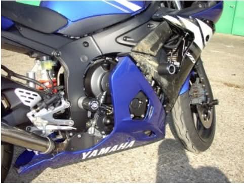 SLIDERY PRZEDNIEGO ZAWIESZENIA RG RACING YZF-R6 03-04 BLACK 1