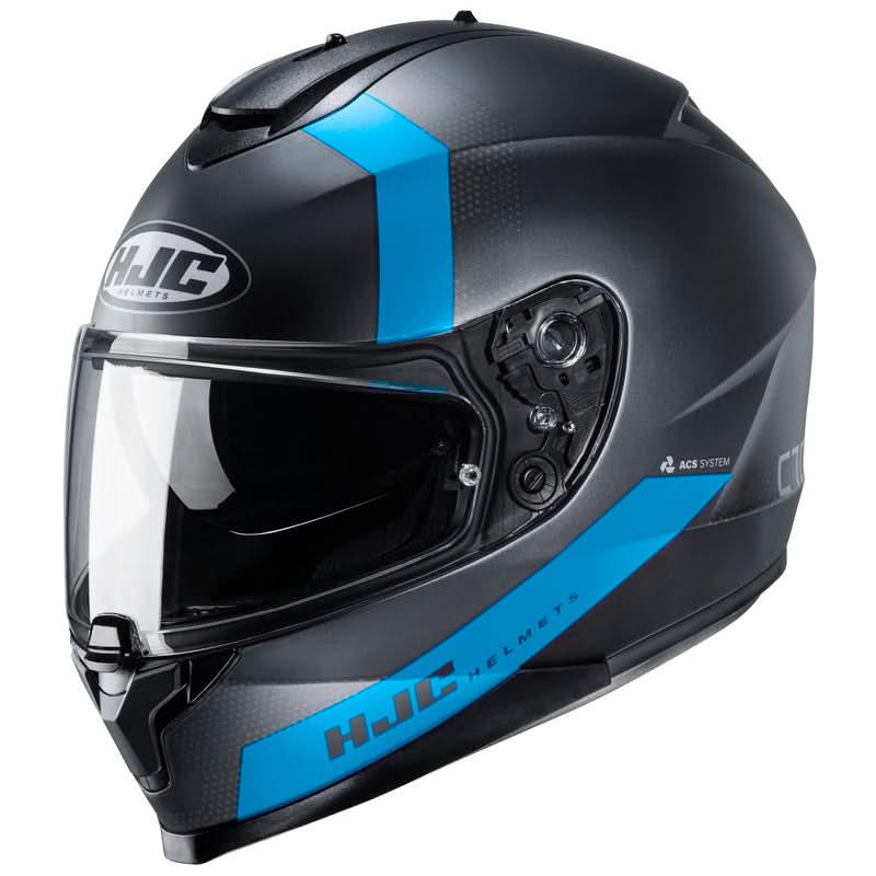 Motocyklowy Kask HJC C70 Eura Black/Blue 1 216140_ZAL369402.jpg