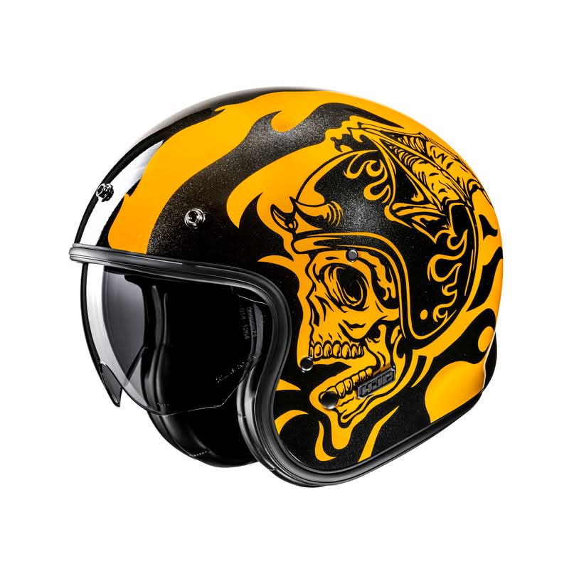 Kask motocyklowy HJC V31 Flame Yellow Black 1 332699_ZAL753422.jpg