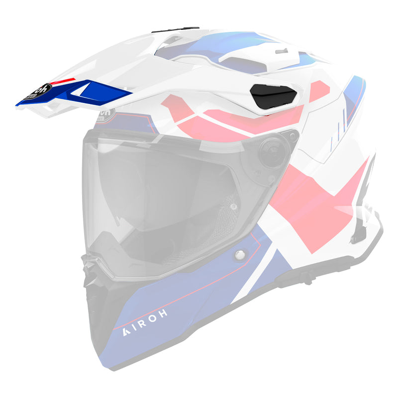 DASZEK DO KASKU AIROH COMMANDER 2 REVEAL BLUE/RED GLOSS (NEW LOGO) 1