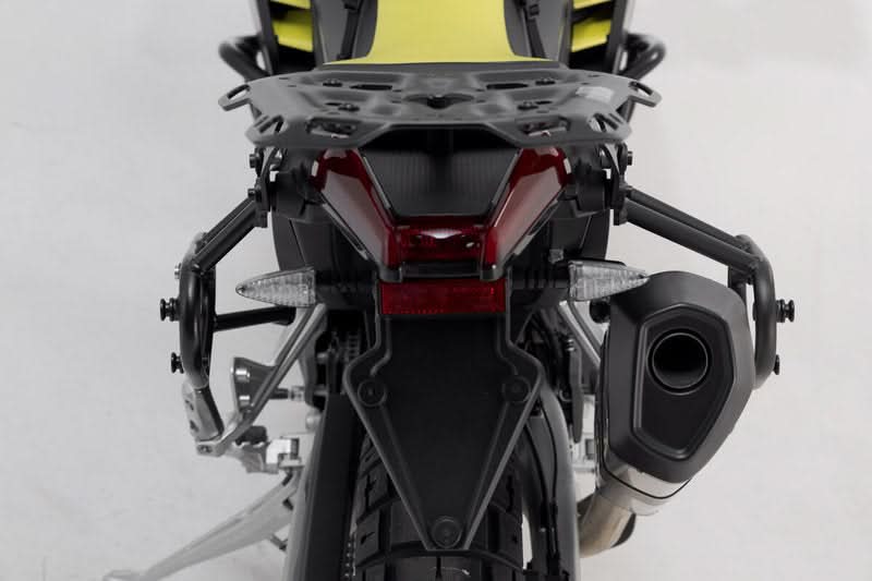 ZESTAW KUFRÓW BOCZNYCH URBAN ABS I STELAŻY SW-MOTECH APRILIA TUAREG 660 (21-) BLACK 2X16,5L 5