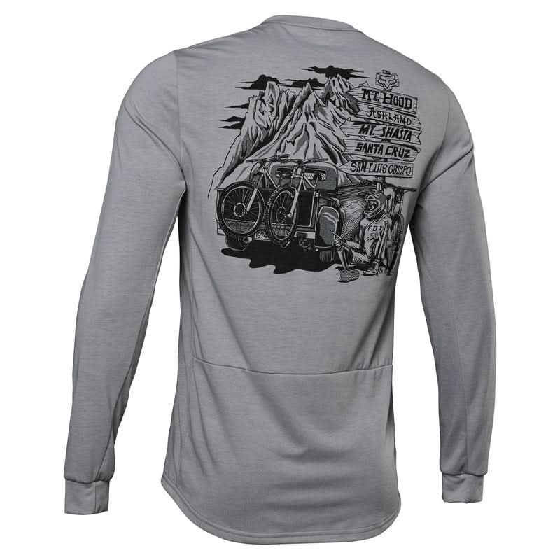 Koszulka Rowerowa z Długim Rękawem Fox Ranger Dr Steel Grey 2 261202_ZAL541651.jpg