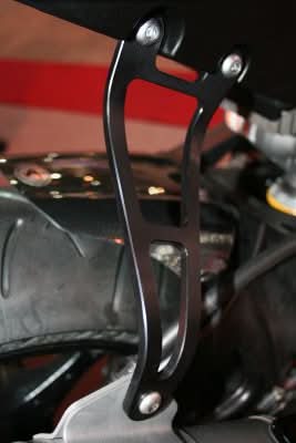 MOCOWANIE WYDECHU RG RACING KAWASAKI ZX 12R 00- BLACK 1