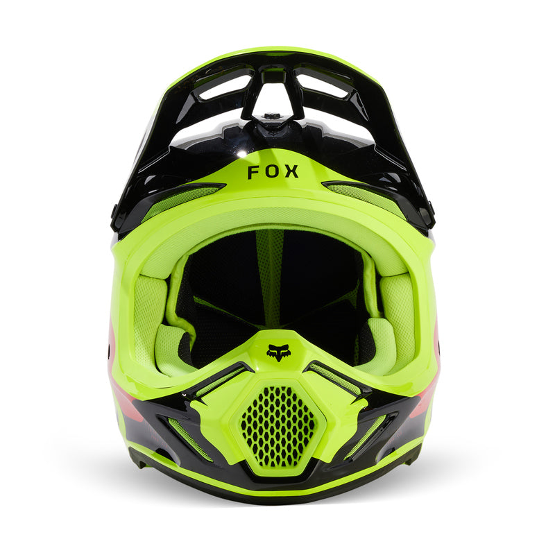 Kask motocyklowy FOX V3 Revise Red Yellow 3 285397_ZAL649362.jpg