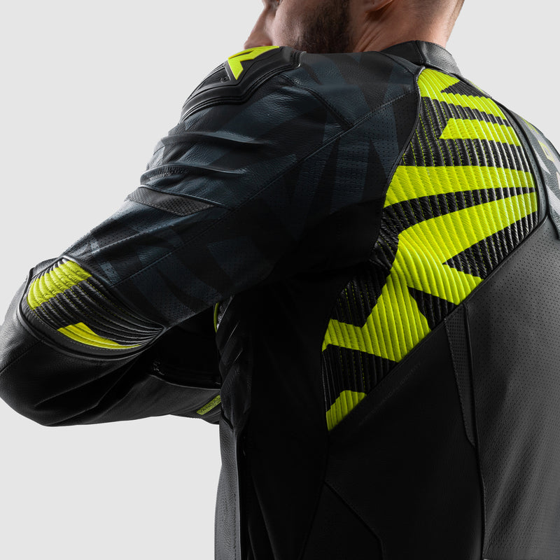 Kurtka motocyklowa skórzana Rebelhorn Vandal 2 Black Grey Fluo Yellow 24 347989_ZAL852788.jpg