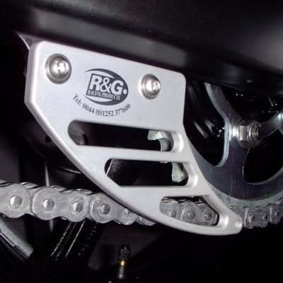 OSŁONA ŁAŃCUCHA RG RACING R6 03-05/675 DAYTONA 06-12/STREET TRIPLE 07-12 SILVER 1
