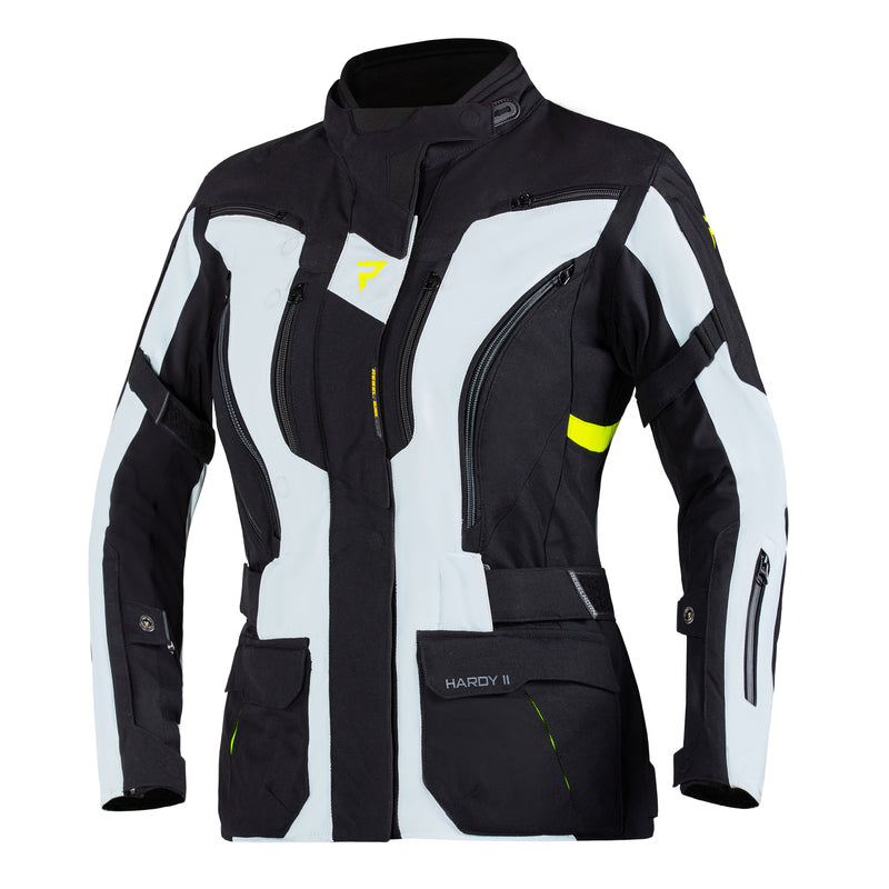 Kurtka motocyklowa tekstylna damska Rebelhorn Hardy 2 Grey Black Fluo Yellow 1 172233_ZAL612723.jpg