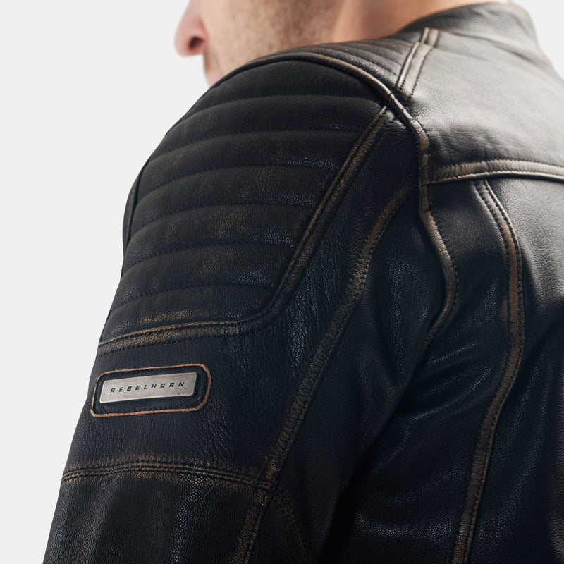 Kurtka motocyklowa skórzana Rebelhorn Hunter 2 Vintage Brown 26 277813_ZAL686784.jpg