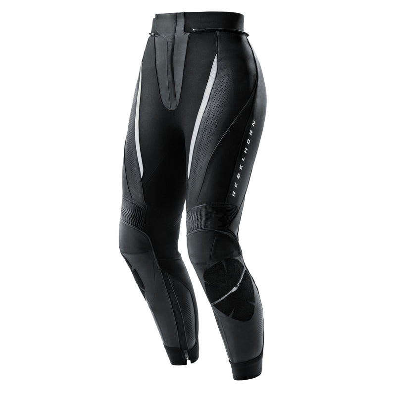 Spodnie motocyklowe skórzane damskie Rebelhorn Diva Black White 2 353909_ZAL886826.jpg