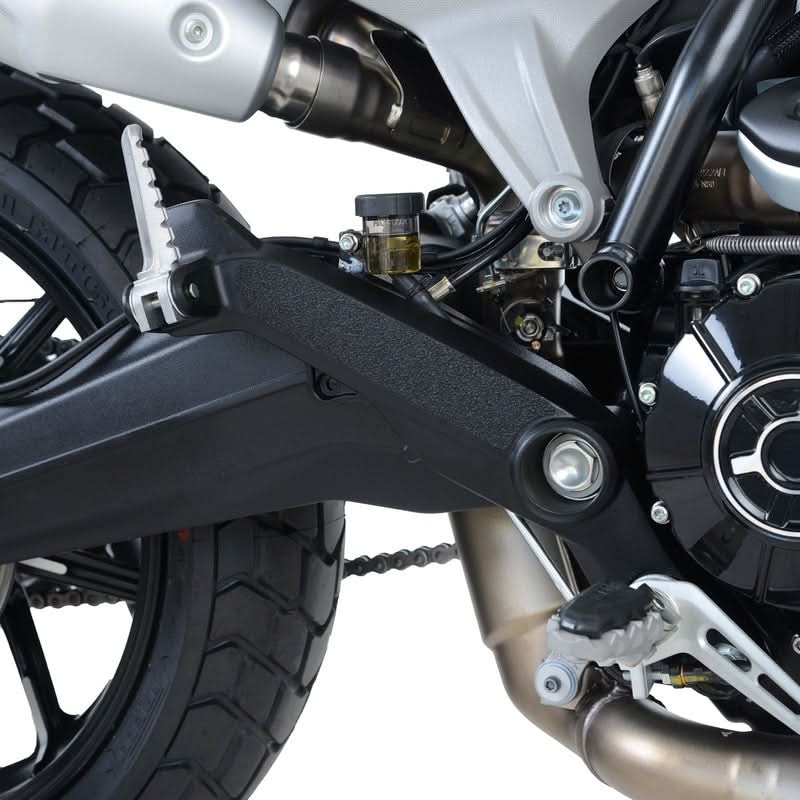 OSŁONA WAHACZA RG RACING DUCATI SCRAMBLER 1100, 2 CZĘŚCI BLACK 1