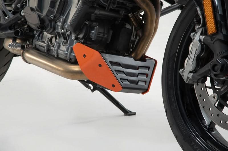 PRZEDNI SPOILER PŁUG SW-MOTECH KTM 790 DUKE (18-)/ 890 DUKE R (19-) 890 SM. T. ORANGE BLACK 1