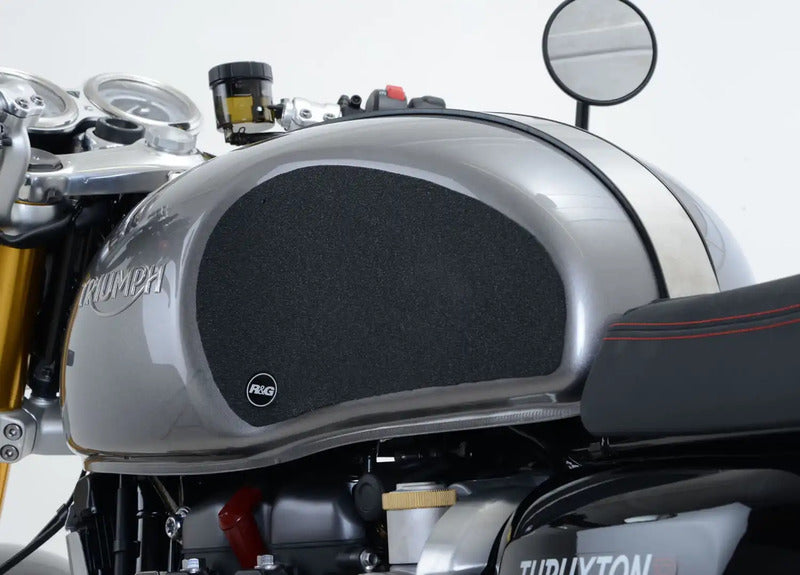 NAKLEJKA NA BAK TANKPAD ANTYPOŚLIZGOWY 2 CZĘŚCI RG RACING TRIUMPH THRUXTON 1200 / 1200R CLEAR 5