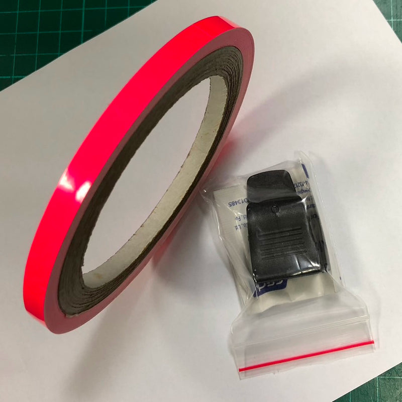 TAŚMA NA FELGĘ KEITI REFLECTIVE STICKER STRIP FLUORESCENT PINK 3