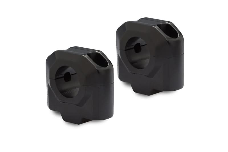 ZESTAW PODWYŻSZAJĄCY KIEROWNICĘ SW-MOTECH 28MM PODWYŻSZENIE 30MM BLACK 1
