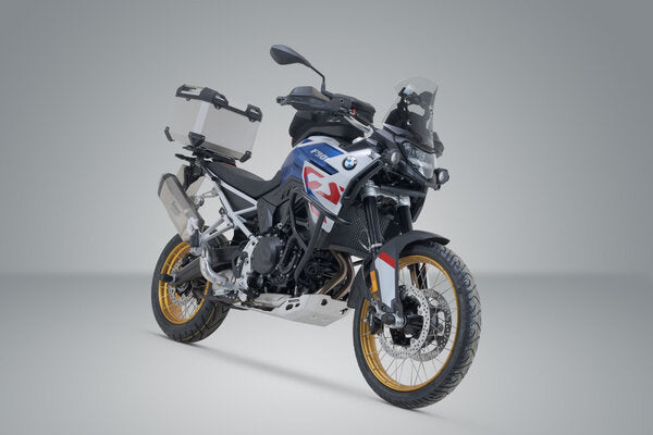 ZESTAW KUFRA CENTRALNEGO TRAX ADV SW-MOTECH BMW F 900 GS (23-) SILVER 3