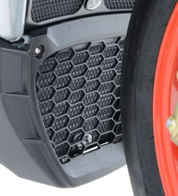 OSŁONA CHŁODNICY OLEJU RG RACING APRILIA V4 TUONO 1100 15-, RSV4 RR 15-, RSV4 RF BLACK 1