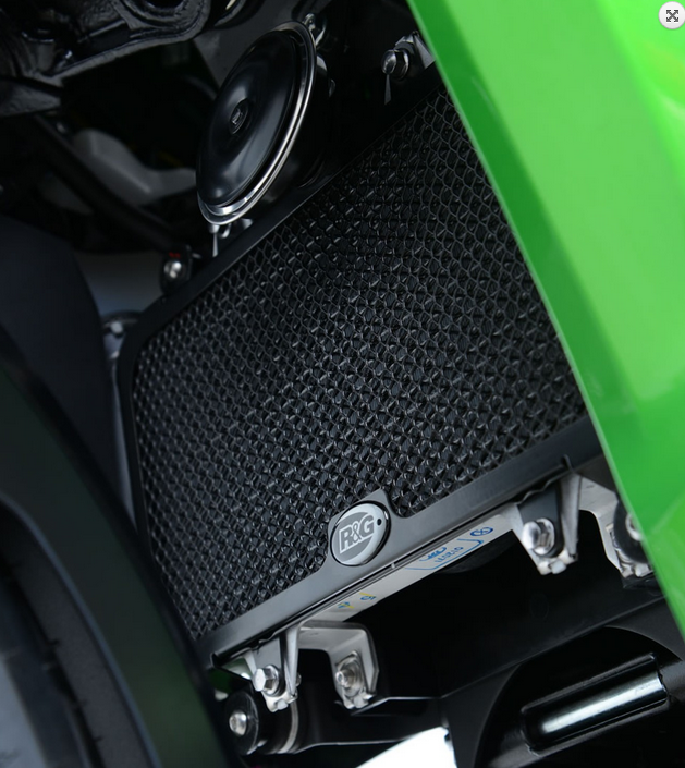 OSŁONA CHŁODNICY RG RACING KAWASAKI VERSYS X-250/300 TITANIUM 1