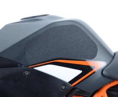 NAKLEJKA NA BAK TANKPAD ANTYPOŚLIZGOWY 2 CZĘŚCI RG RACING KTM RC125 / 200 / 390 BLACK 3