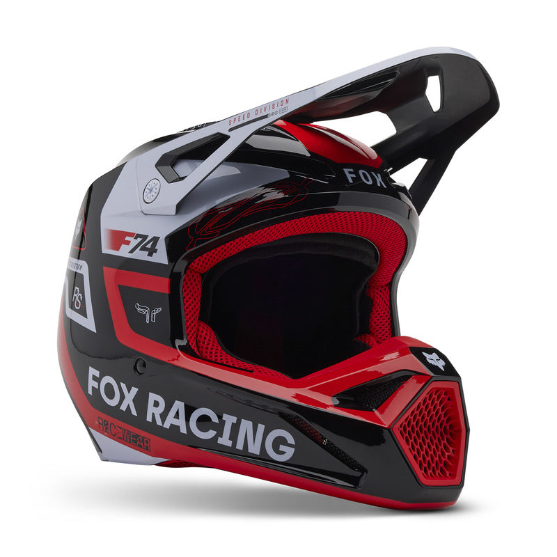 Kask Fox Junior V1 Race Spec Fluo Red 3 308349_ZAL724689.jpg
