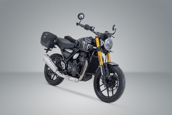 ZESTAW SAKW I STELAŻY LEGEND GEAR LC BLACK EDITION SW-MOTECH TRIUMPH SPEED 400 / SCRAMBLER 400 X (23 3