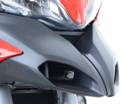 OSŁONA CHŁODNICY OLEJU RG RACING DUCATI MULTISTRADA 1200 BLACK 3