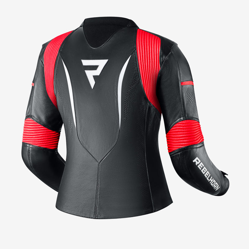 Kurtka motocyklowa skórzana damska Rebelhorn Rebel Black Fluo Red White 7 214441_ZAL424258.jpg