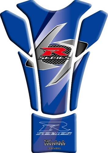 NAKLEJKA NA BAK TANKPAD KEITI SUZUKI RACING BLUE 1