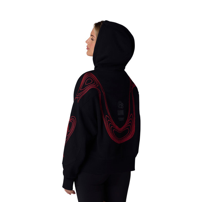 Bluza z kapturem Damska FOX Vision Oversized Fleece Po Black 9 351364_ZAL860575.jpg