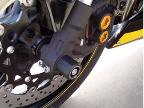 SLIDERY PRZEDNIEGO ZAWIESZENIA RG RACING YZF-R6 05- / YZF-R1 02-09 BLACK 1