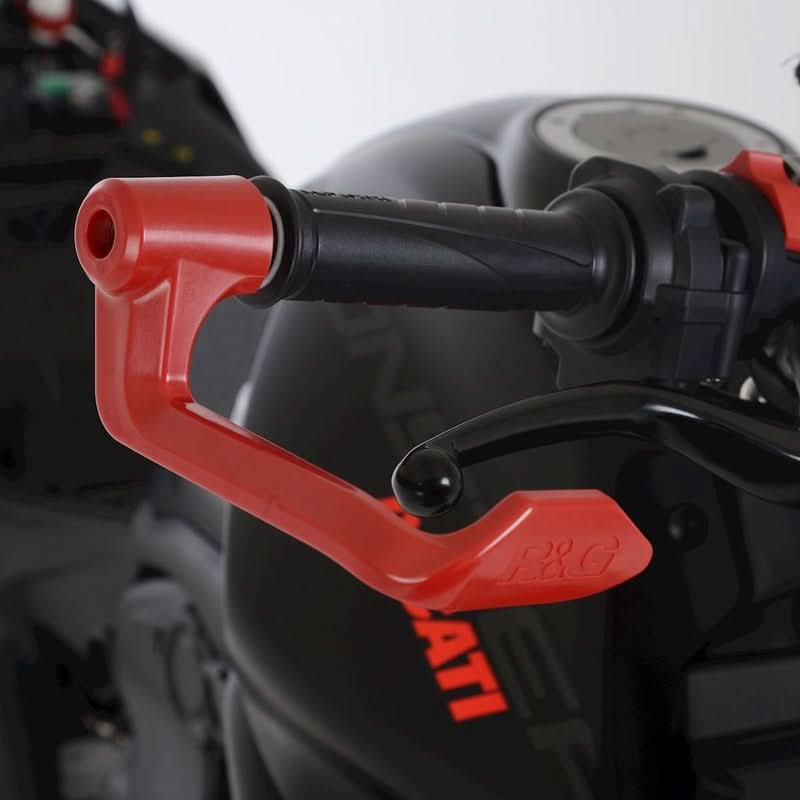 OSŁONA DŹWIGNII HAMULCA RG RACING KAWASAKI H2 SX, HONDA CBR500R 19- RED 1